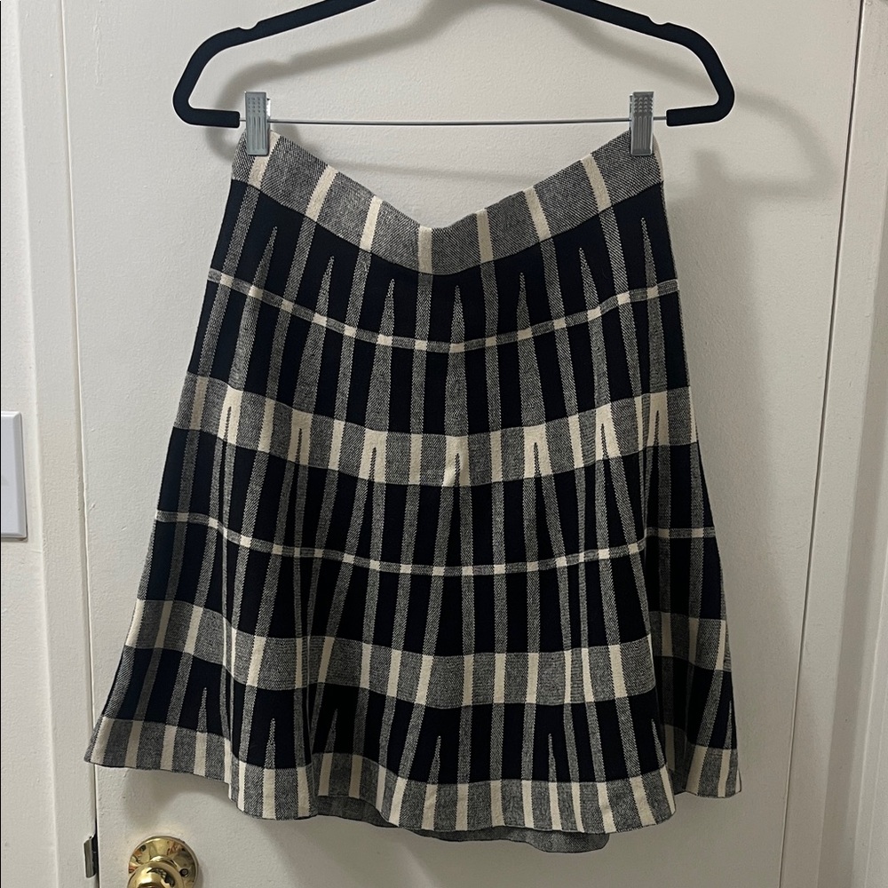 Cleo Black and Cream A-Line Skirt - Picture 4 of 5